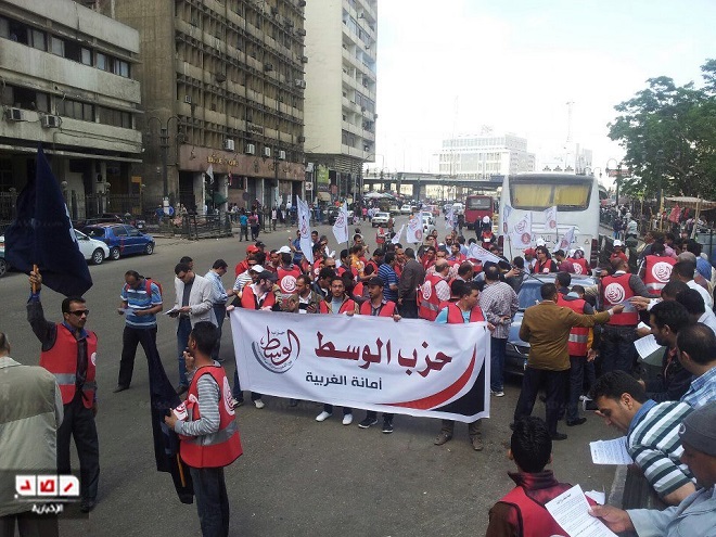 مسيرة الوسط من مسجدالفتح لـدار القضاء العالي