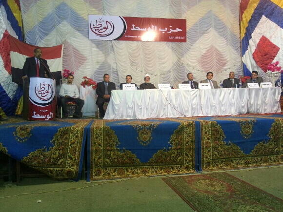"الوسط" يفتتح مقر "الخانكة" بلقاء جماهيري مع قيادات الحزب